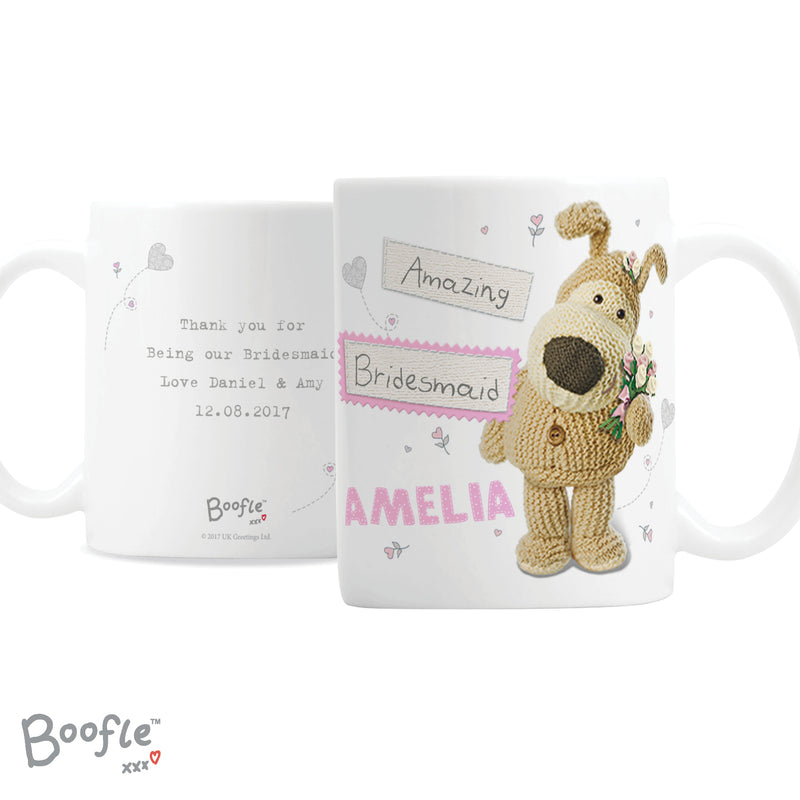 Personalised Boofle Female Wedding Mug