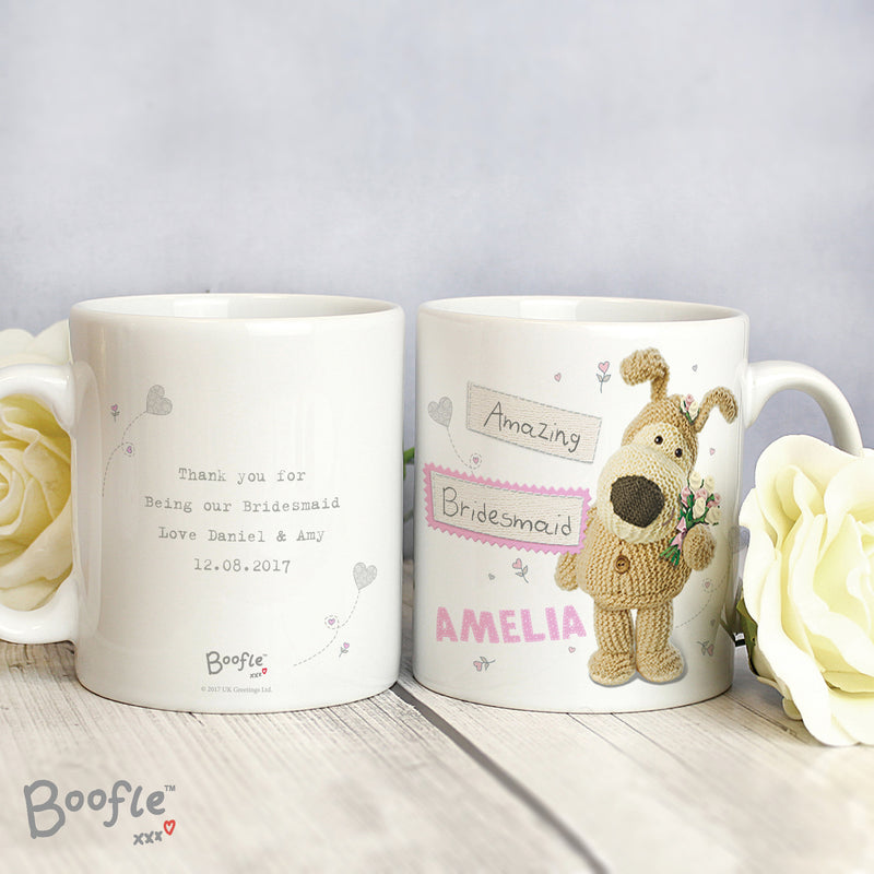 Personalised Boofle Female Wedding Mug