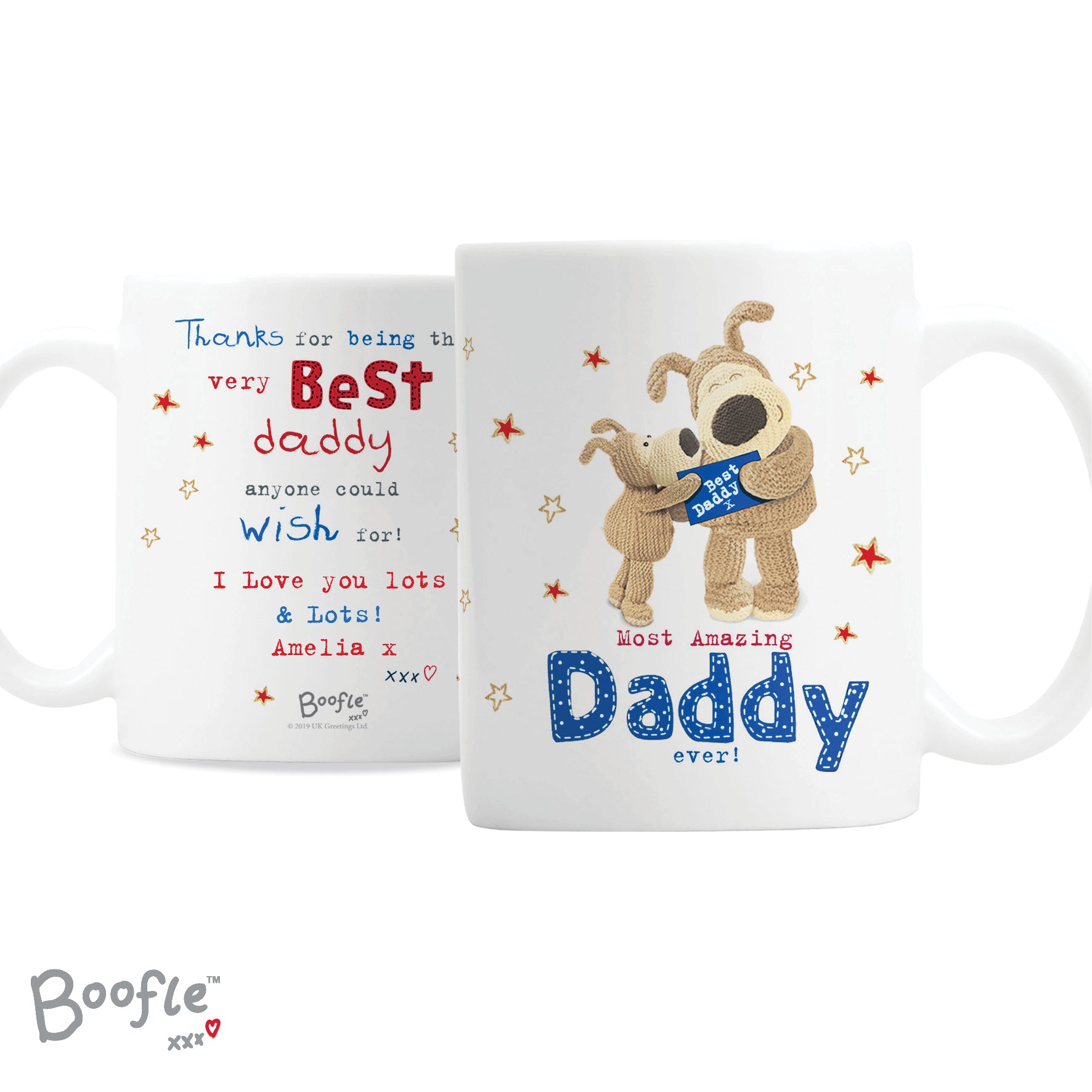 Personalised Boofle Most Amazing Daddy Mug