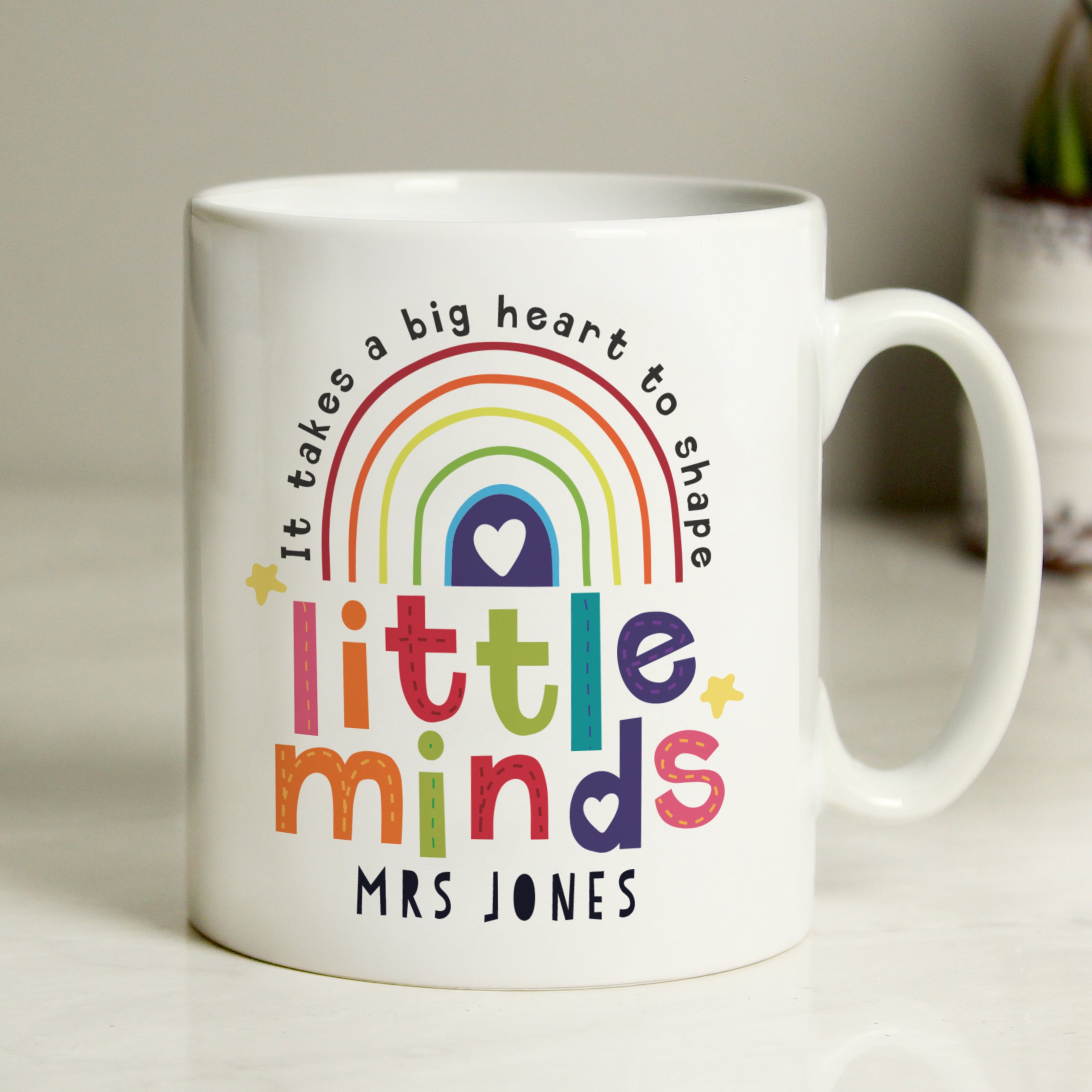 Personalised Shape Little Minds Mug Life Style Photo