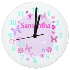 Personalised Butterfly Clock