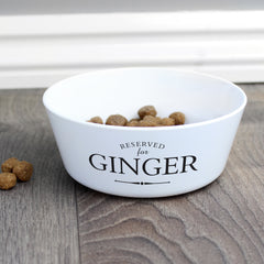 Personalised Reserved for Plastic Cat Bowl Life Style Photo
