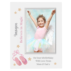 Personalised Swan Lake Ballet 7x5 Box Photo Frame