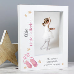 Personalised Swan Lake Ballet 7x5 Box Photo Frame