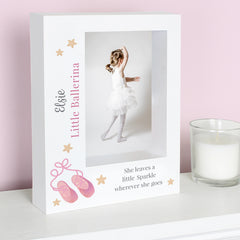 Personalised Swan Lake Ballet 7x5 Box Photo Frame